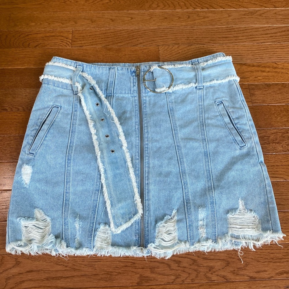 Denim skirt
